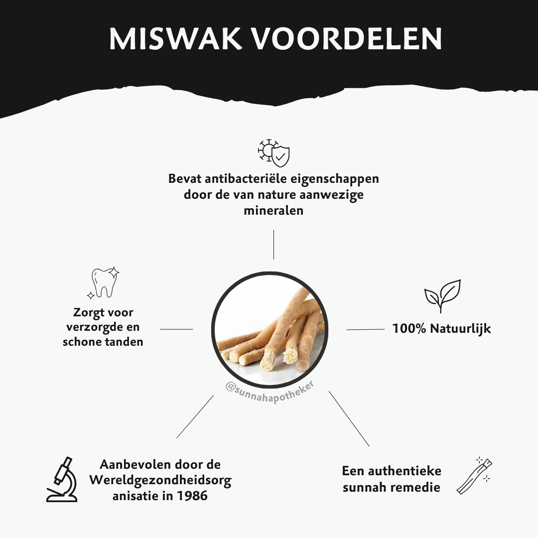 Premium Miswak Stokjes