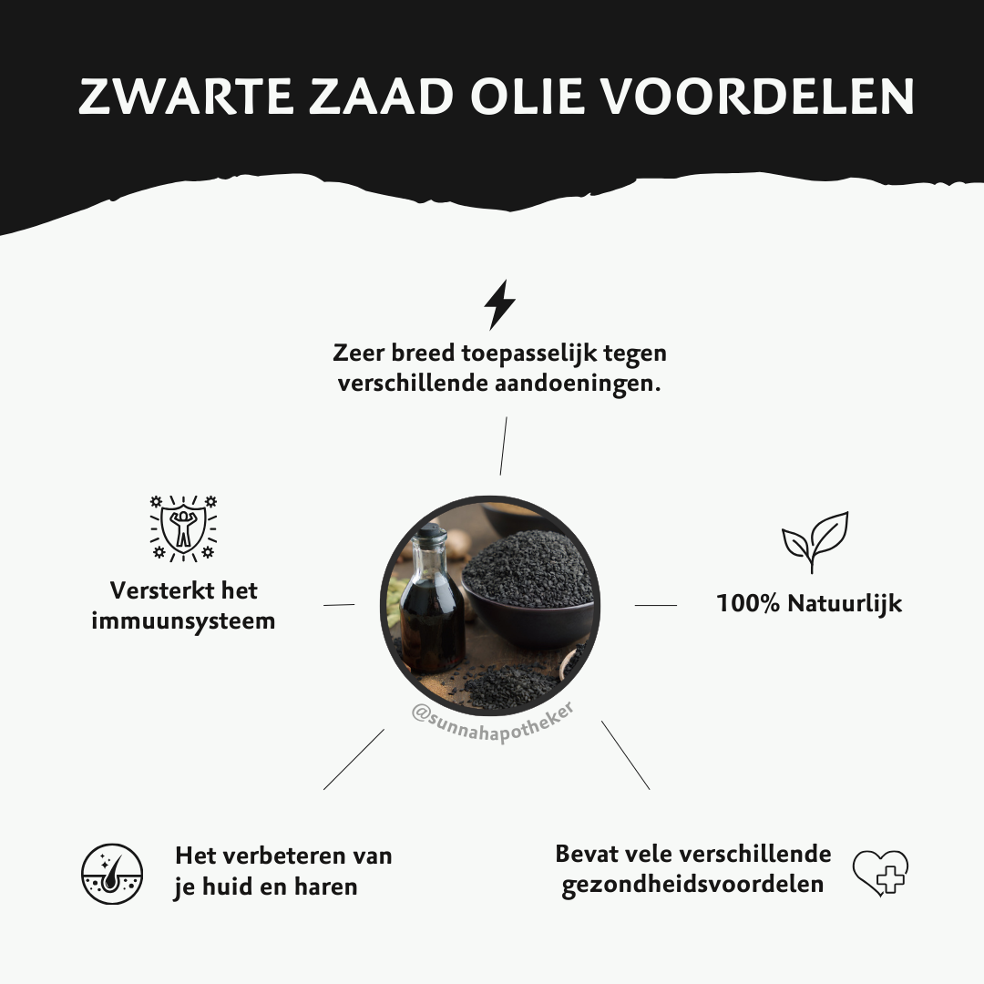 Pure Zwarte Zaad Olie
