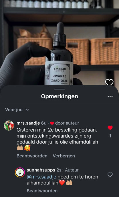 Pure Zwarte Zaad Olie